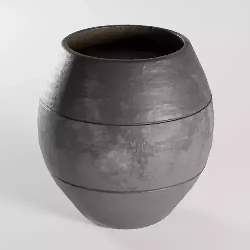 concrete vase