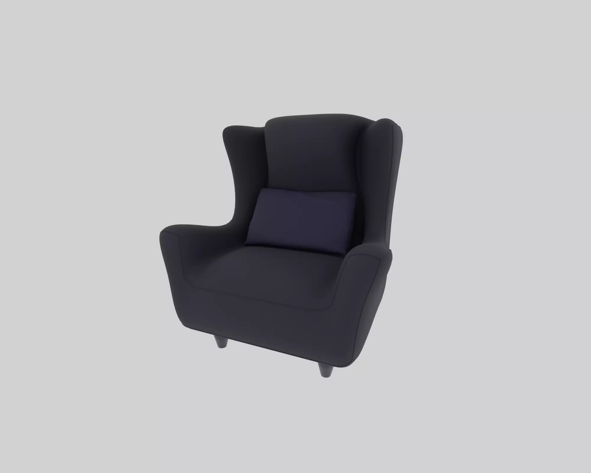 Modern Armchair  3D model_0