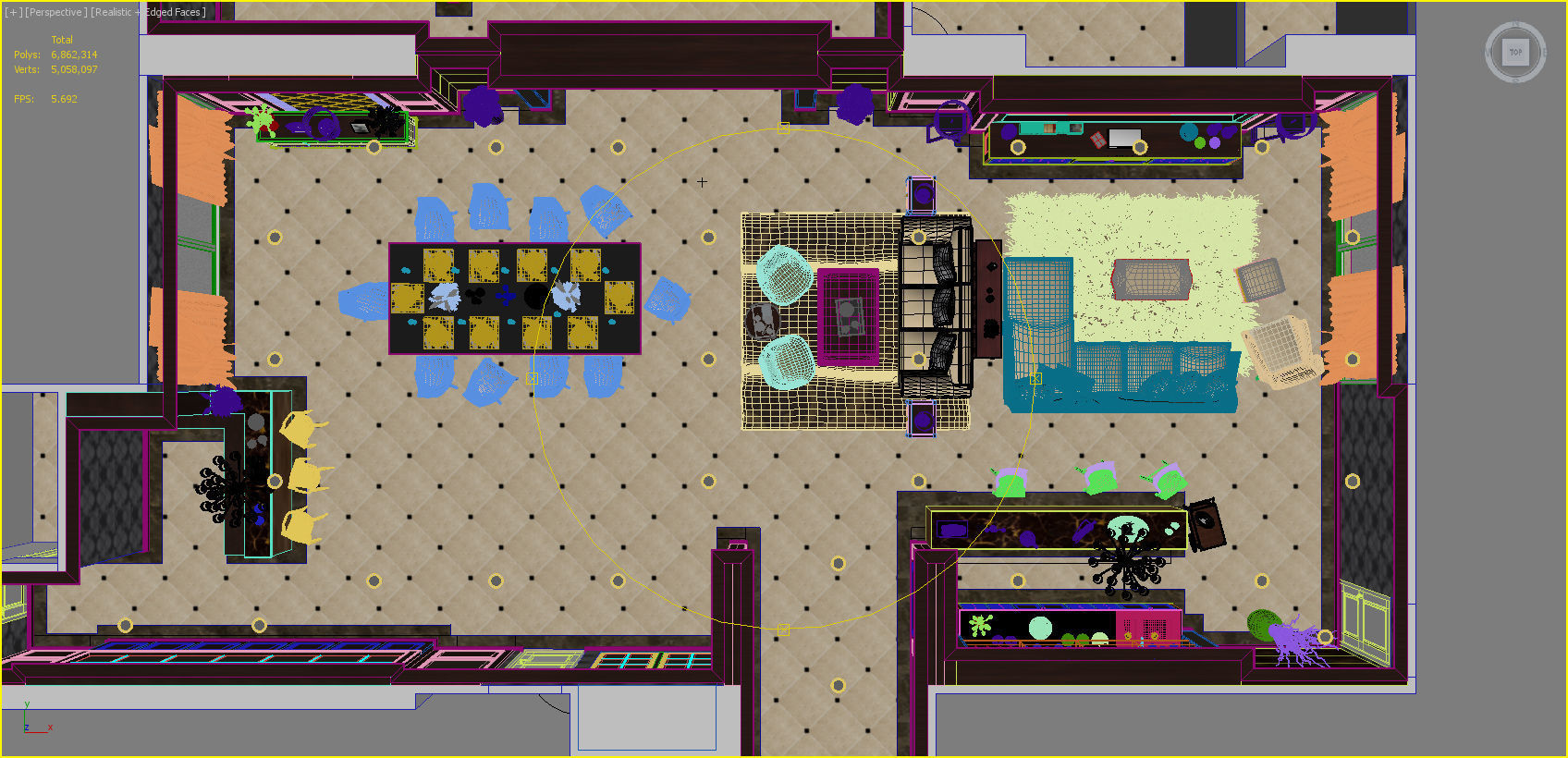 Suite condo 3D model_7