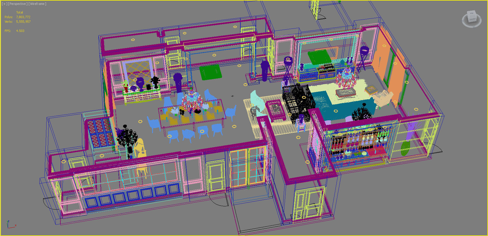 Suite condo 3D model_6