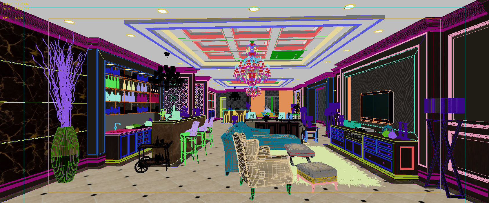 Suite condo 3D model_3