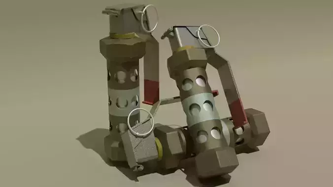 3D Flash Bang Model