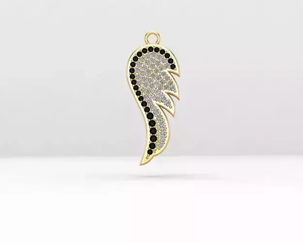 Wing pendant 22-MP 3D print model