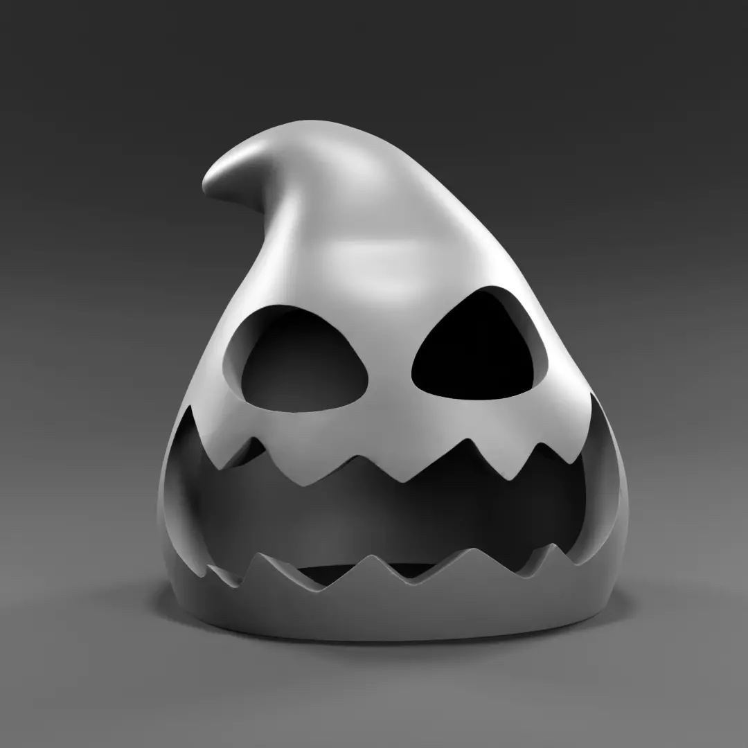 Spooky halloween candle holder 3D print model
