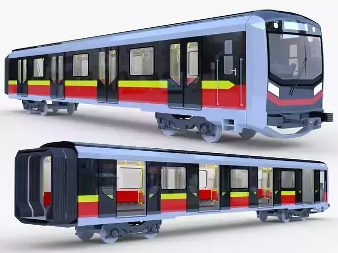 Warsaw metro locomotive