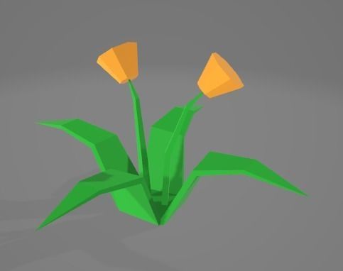Nature Pack Low-poly 3D model_6