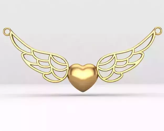 Wings necklace 25-MP 3D print model