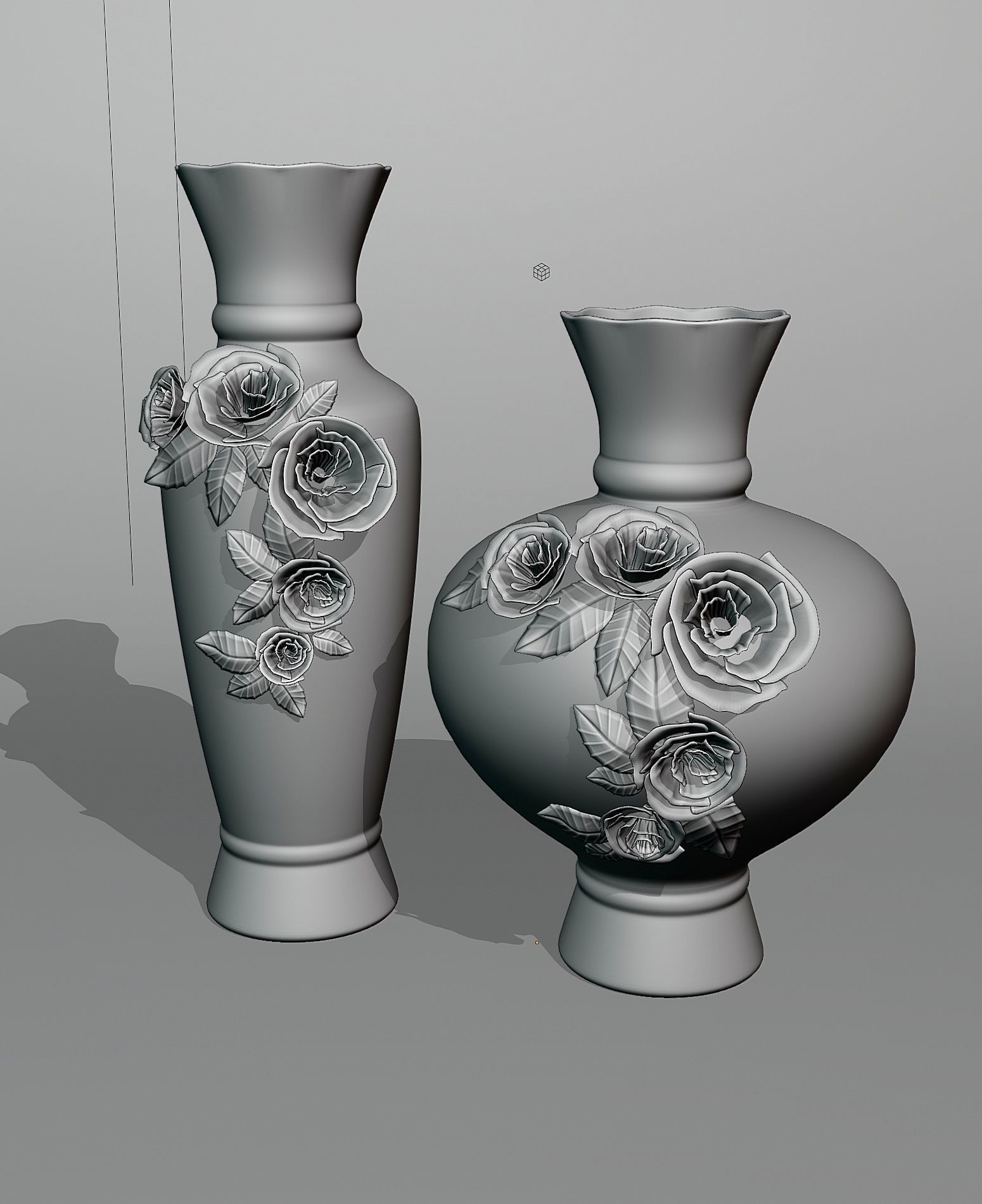 Set of ceramic vases 3D model_4