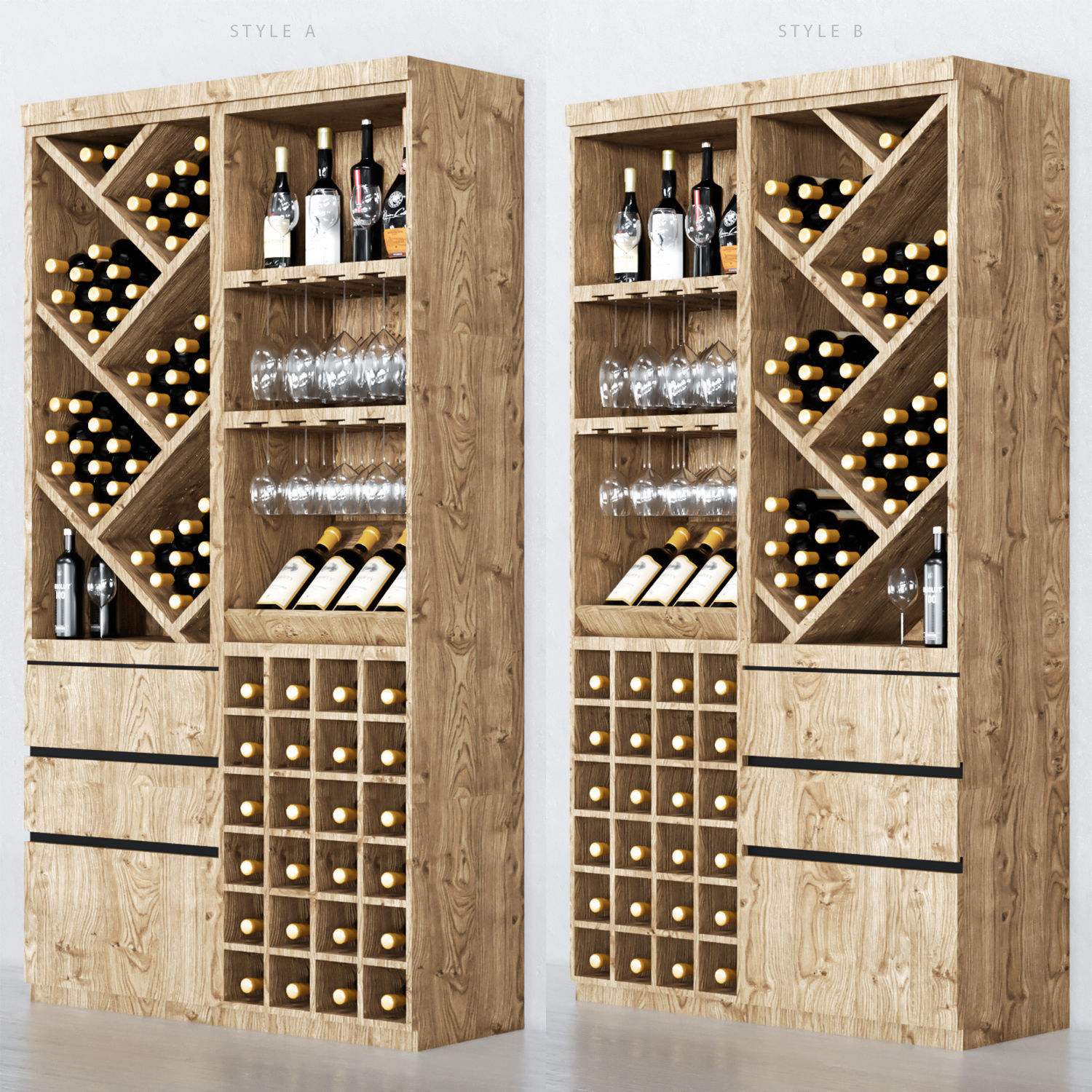 Drink bar Set 10 3D model_1