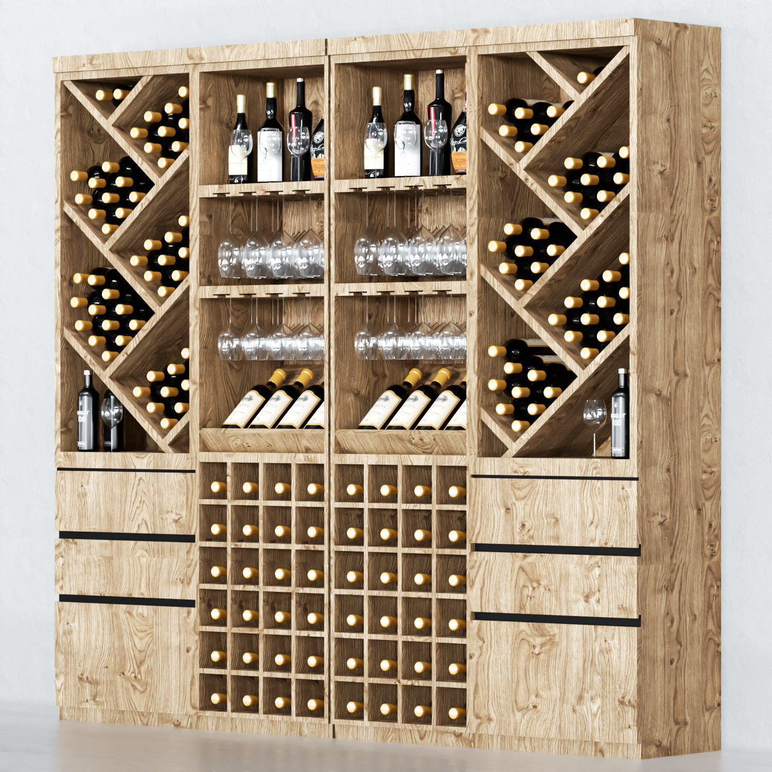 Drink bar Set 10 3D model_3