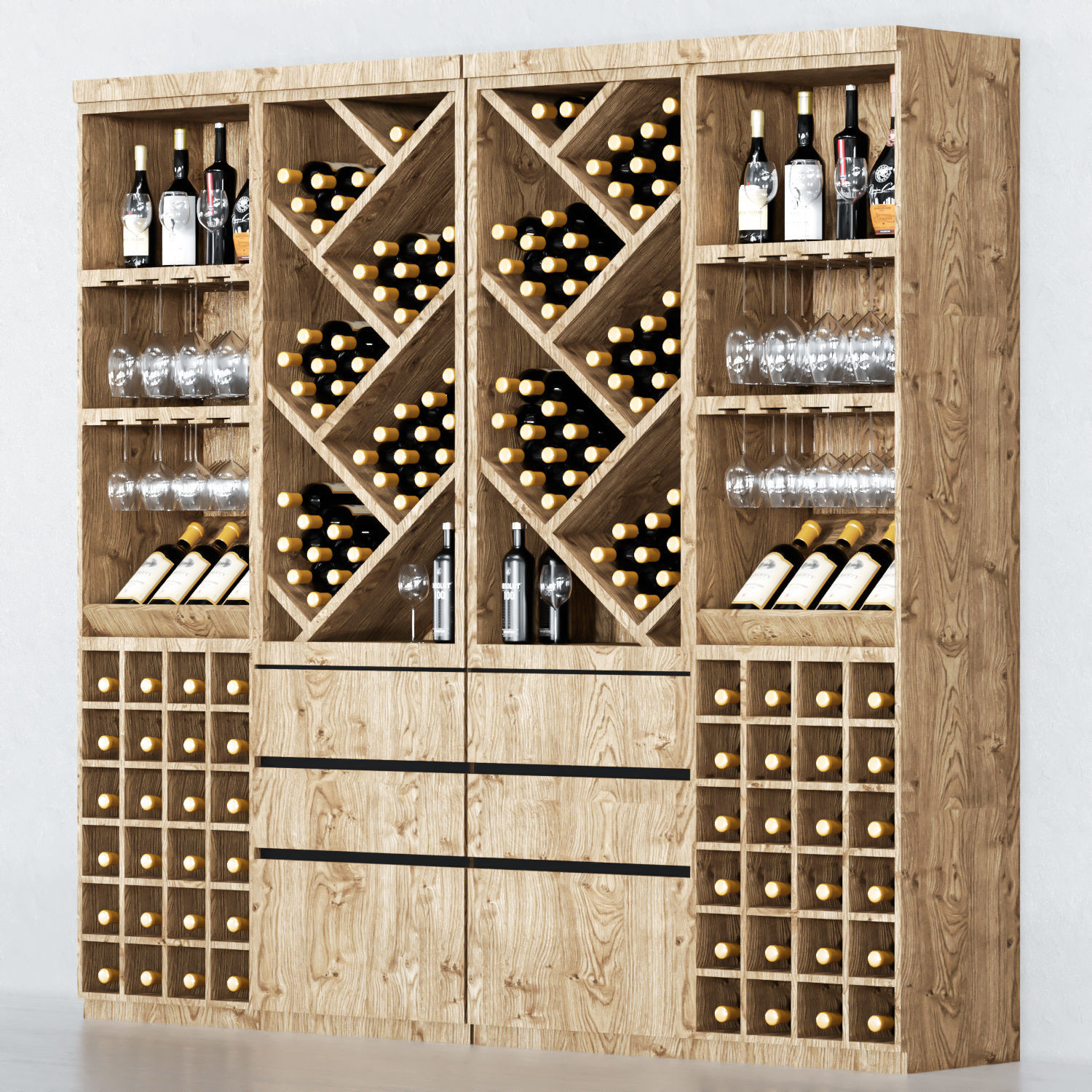 Drink bar Set 10 3D model_2