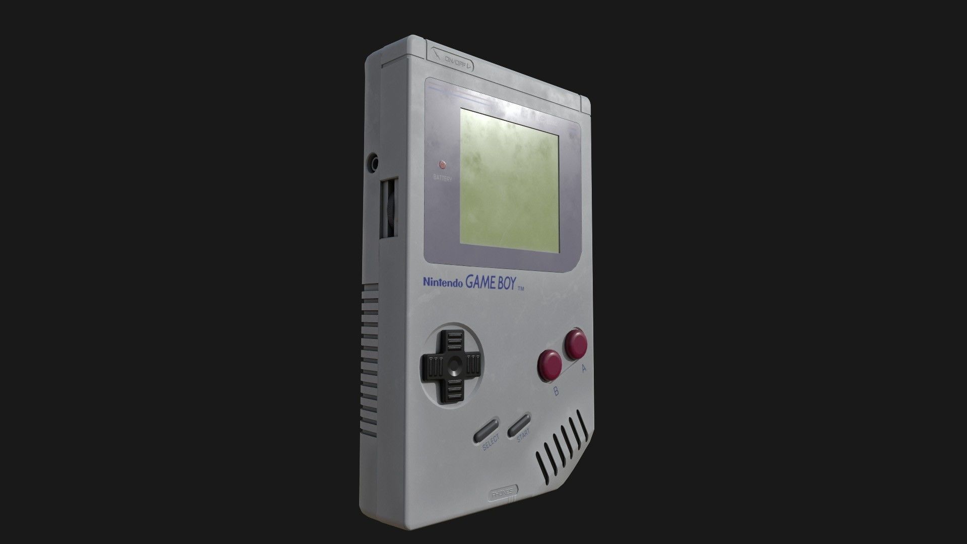 GameBoy  Original    2 Types Low-poly 3D model_2