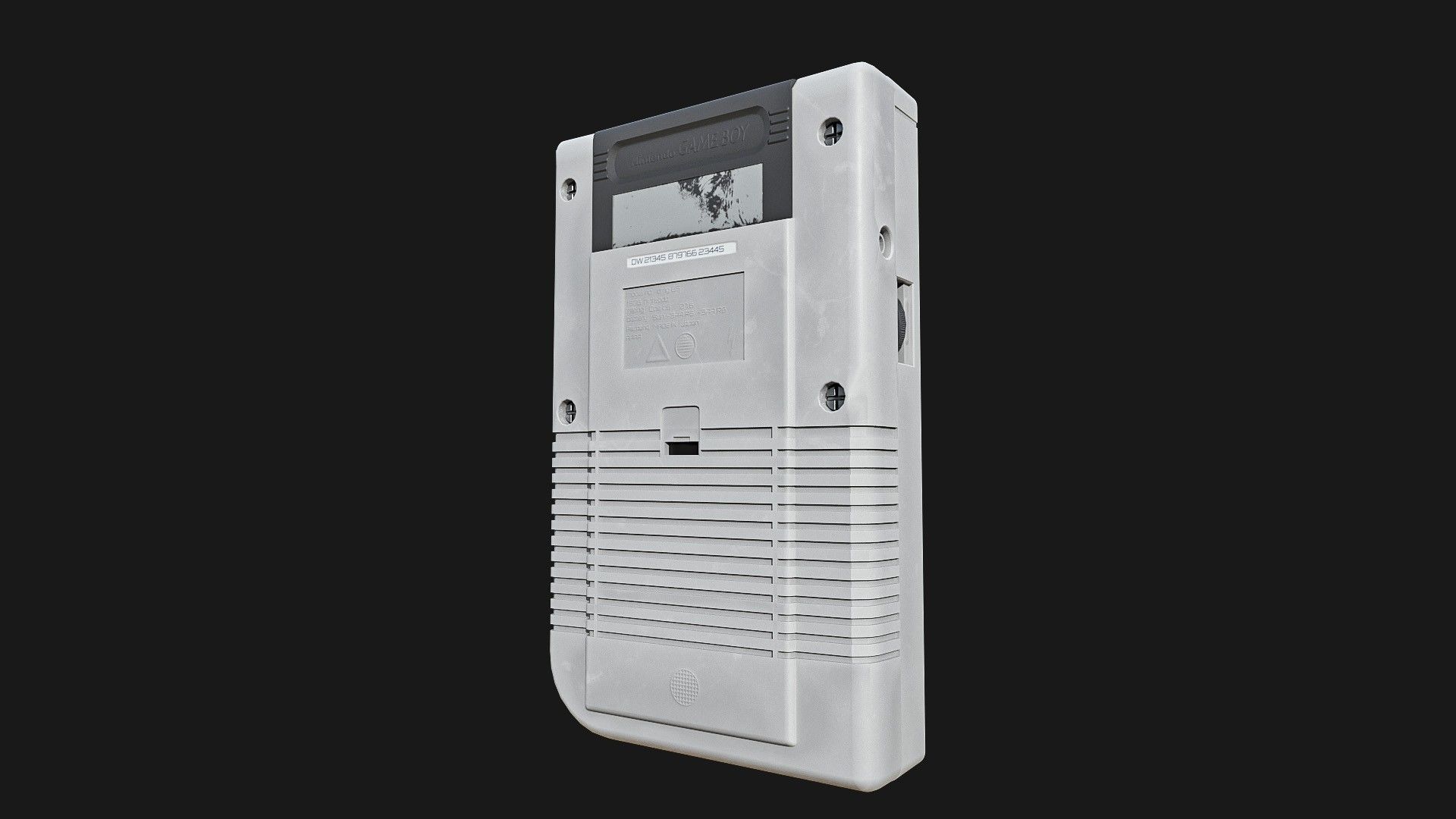 GameBoy  Original    2 Types Low-poly 3D model_13