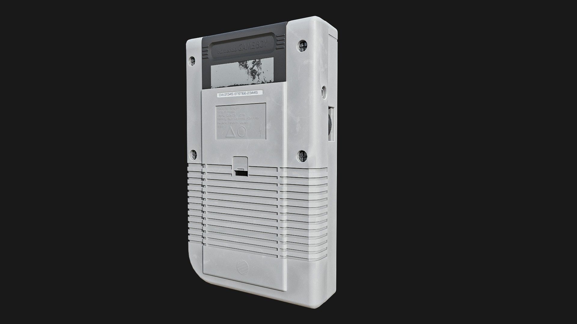 GameBoy  Original    2 Types Low-poly 3D model_7