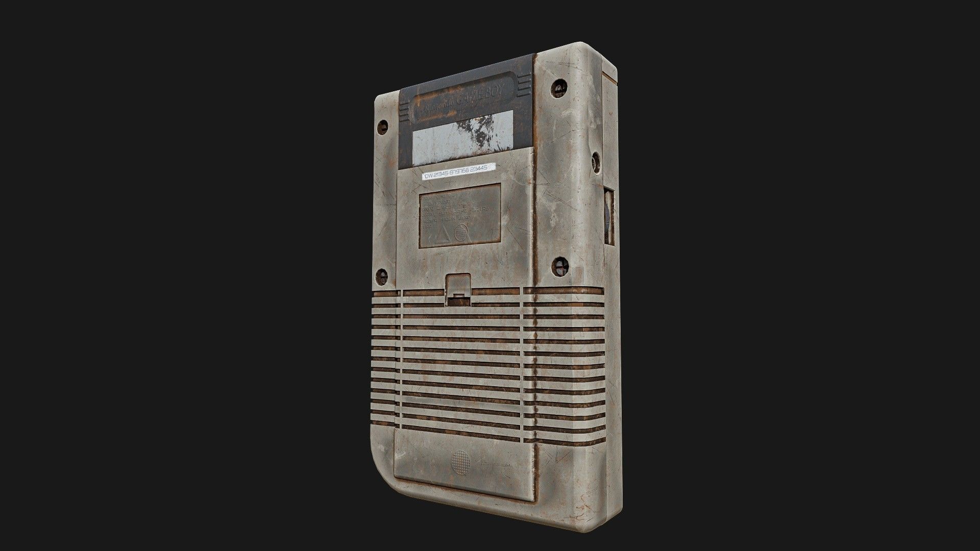 GameBoy  Original    2 Types Low-poly 3D model_12