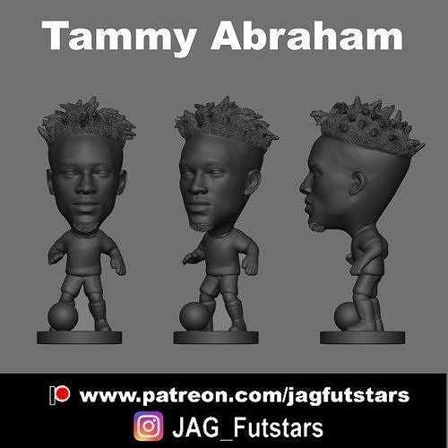 Tammy Abraham - Soccer STL 3D print model