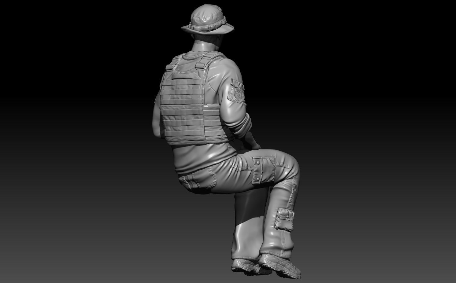 NATO CREW GUNNER 3D print model_5