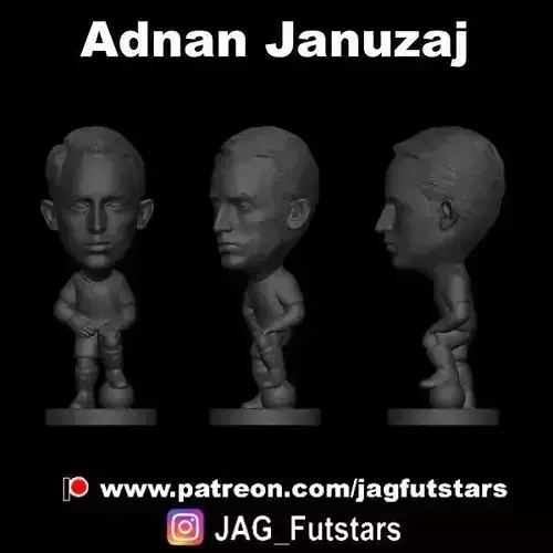 Adnan Januzaj - Soccer STL 3D print model