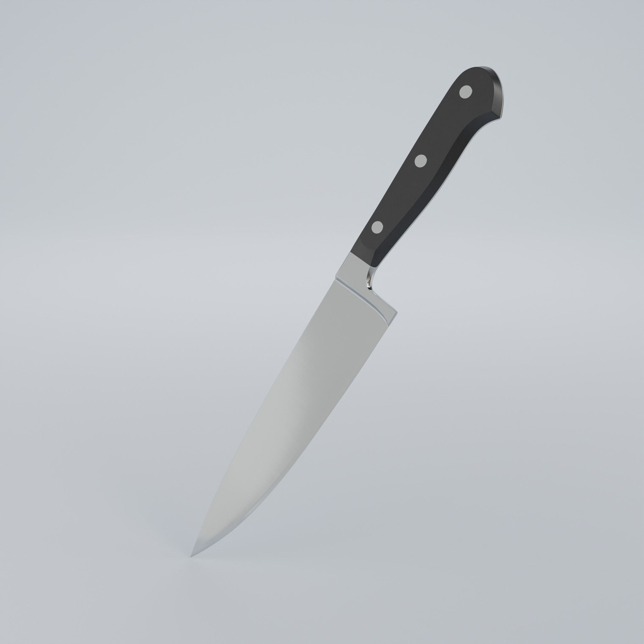 Kitchen Knife 3D model_2