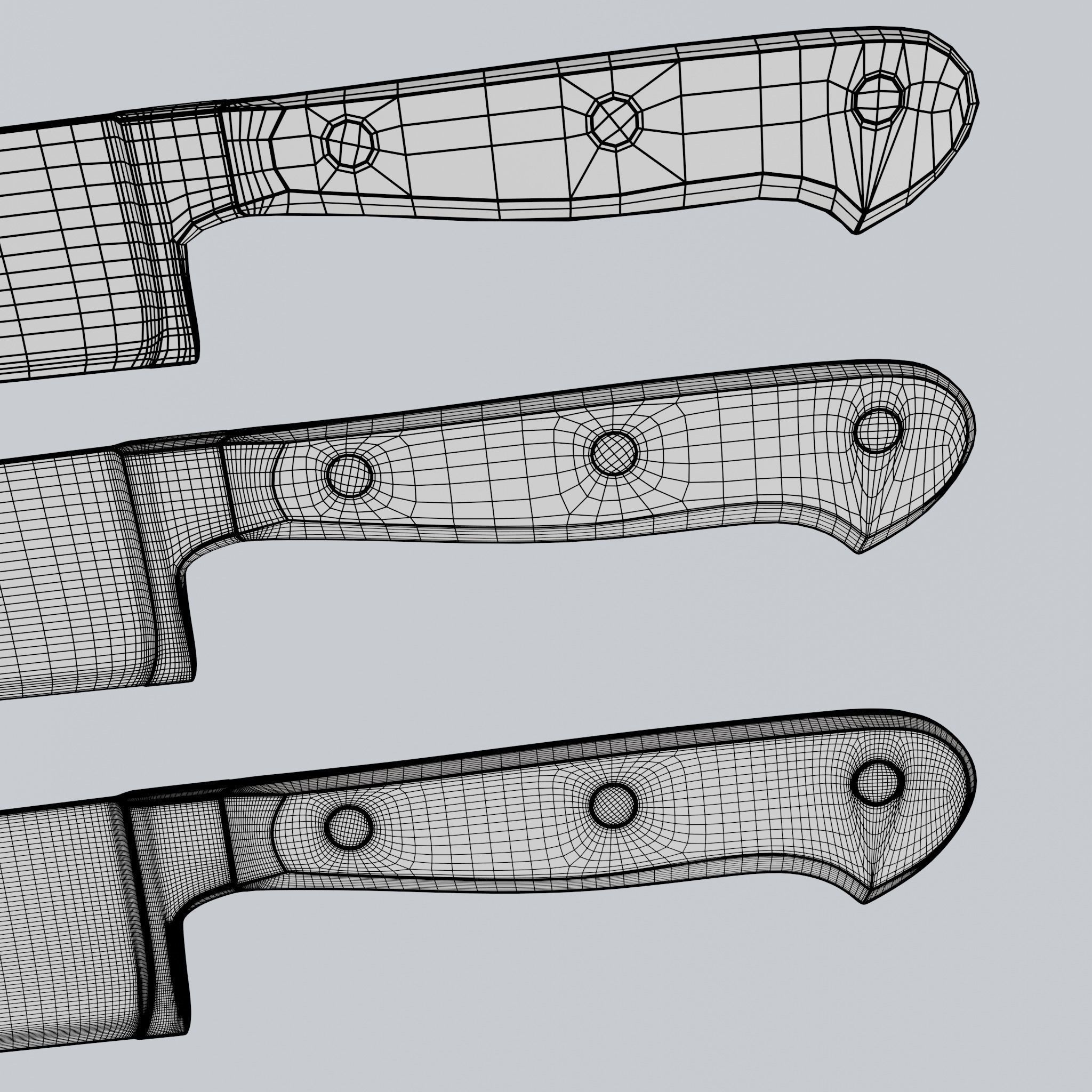 Kitchen Knife 3D model_14