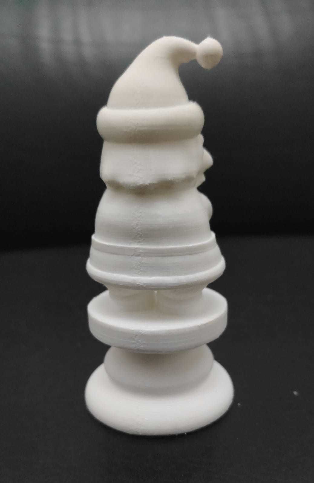 Christmas Chess - Santa Claus 3D print model_7