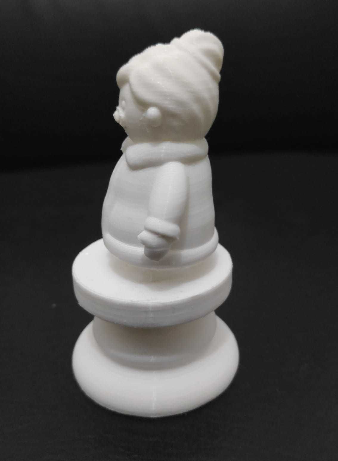 Christmas Chess - Mother Claus 3D print model_8