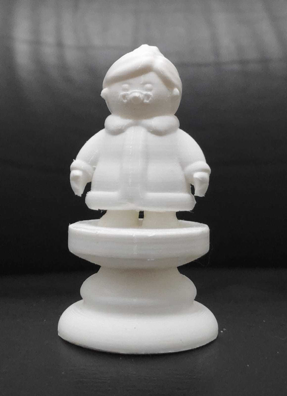 Christmas Chess - Mother Claus 3D print model_4