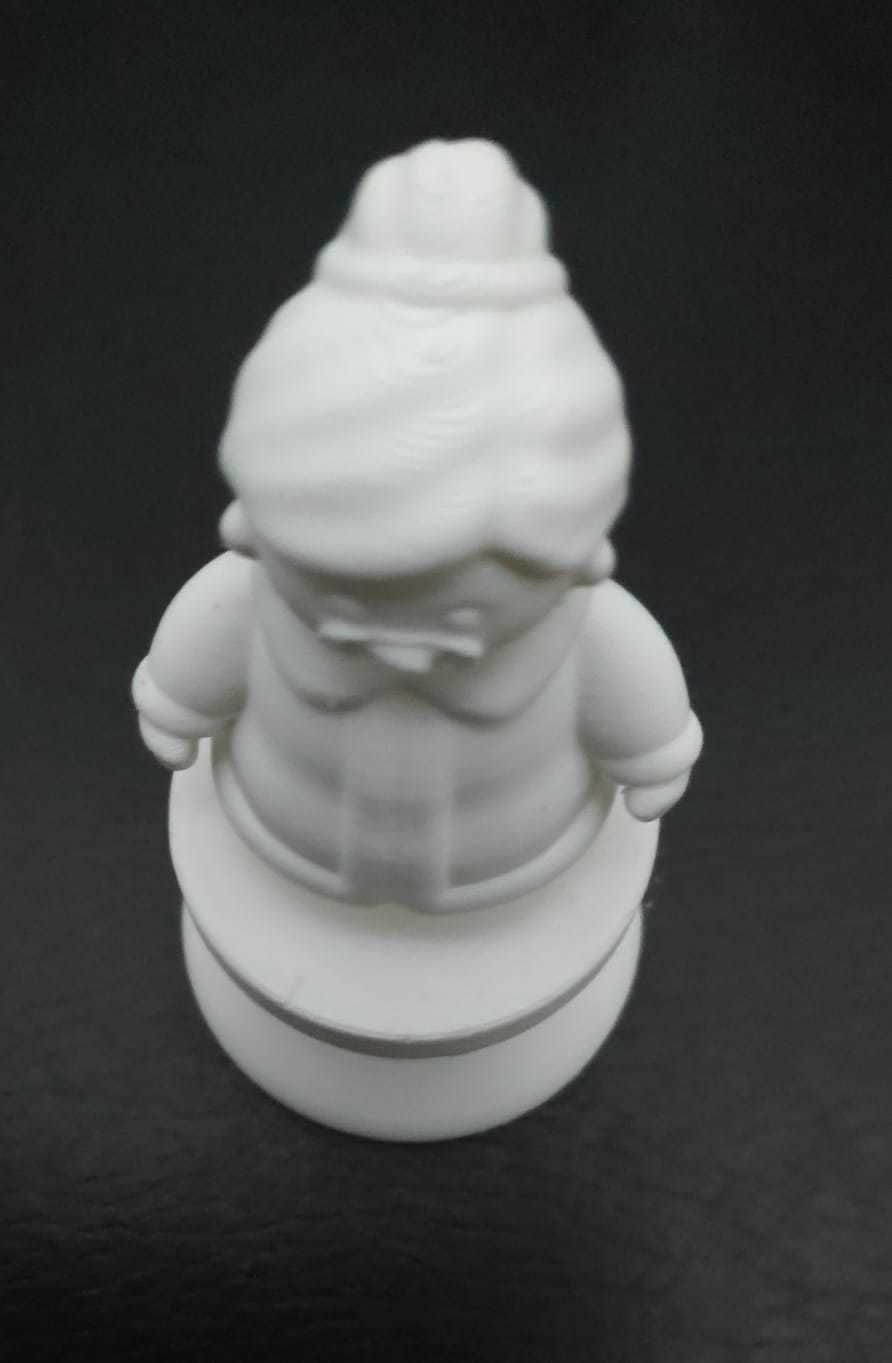 Christmas Chess - Mother Claus 3D print model_11