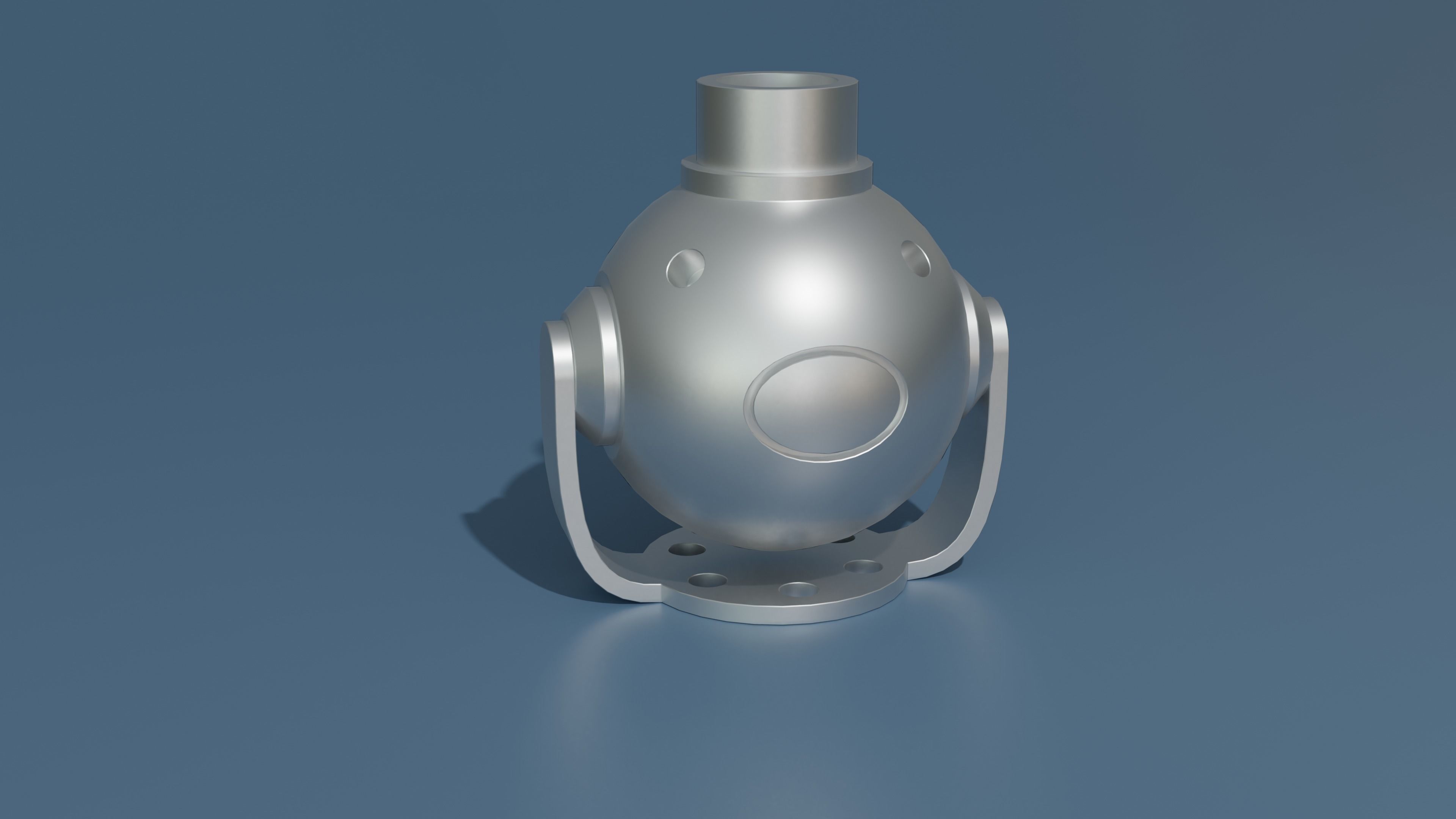 Kitbashing Asset Pack 001 - Metallic Components Free low-poly 3D model_8