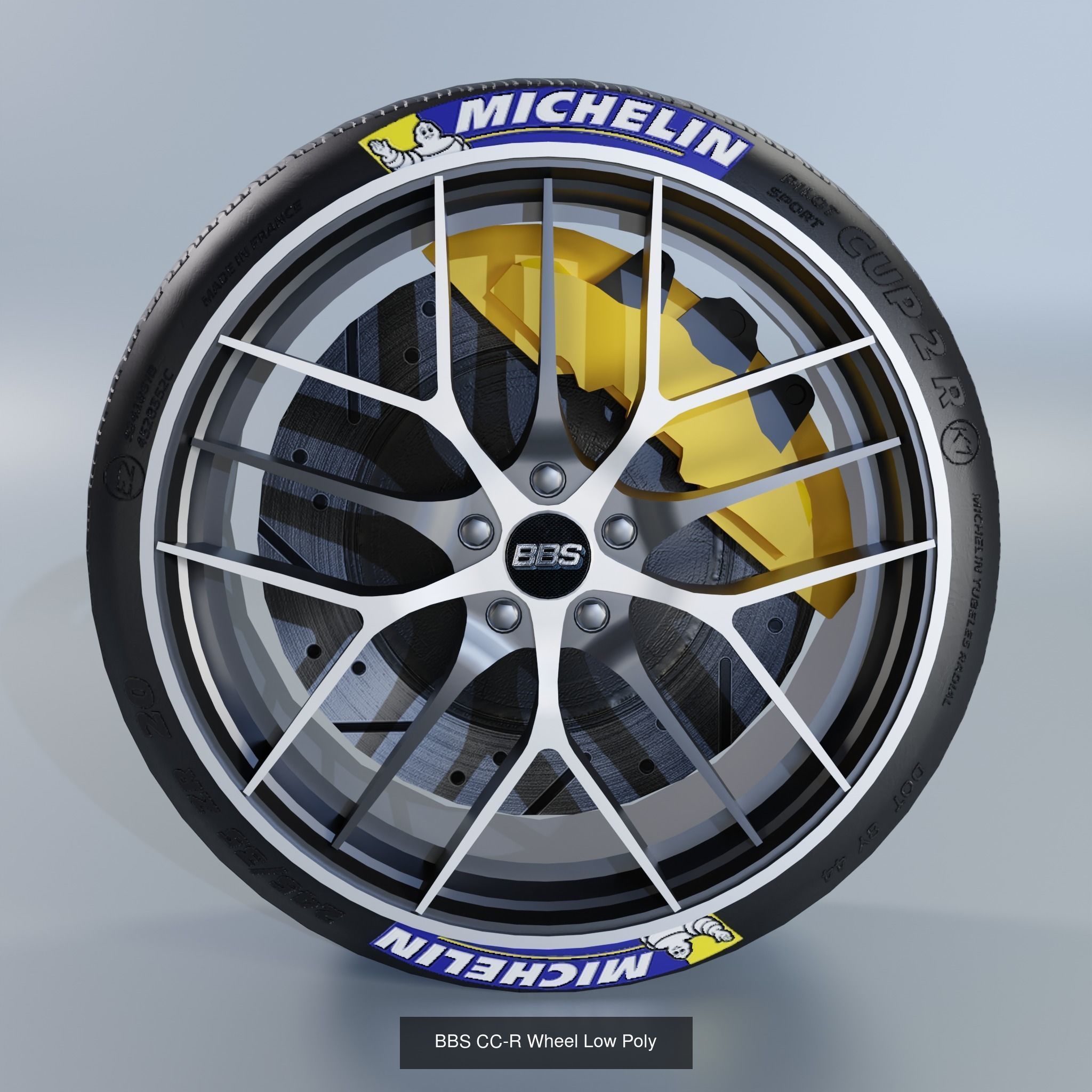 41 Sport Wheel Part - 41 Rims in One Pack 3D Model Collection_21