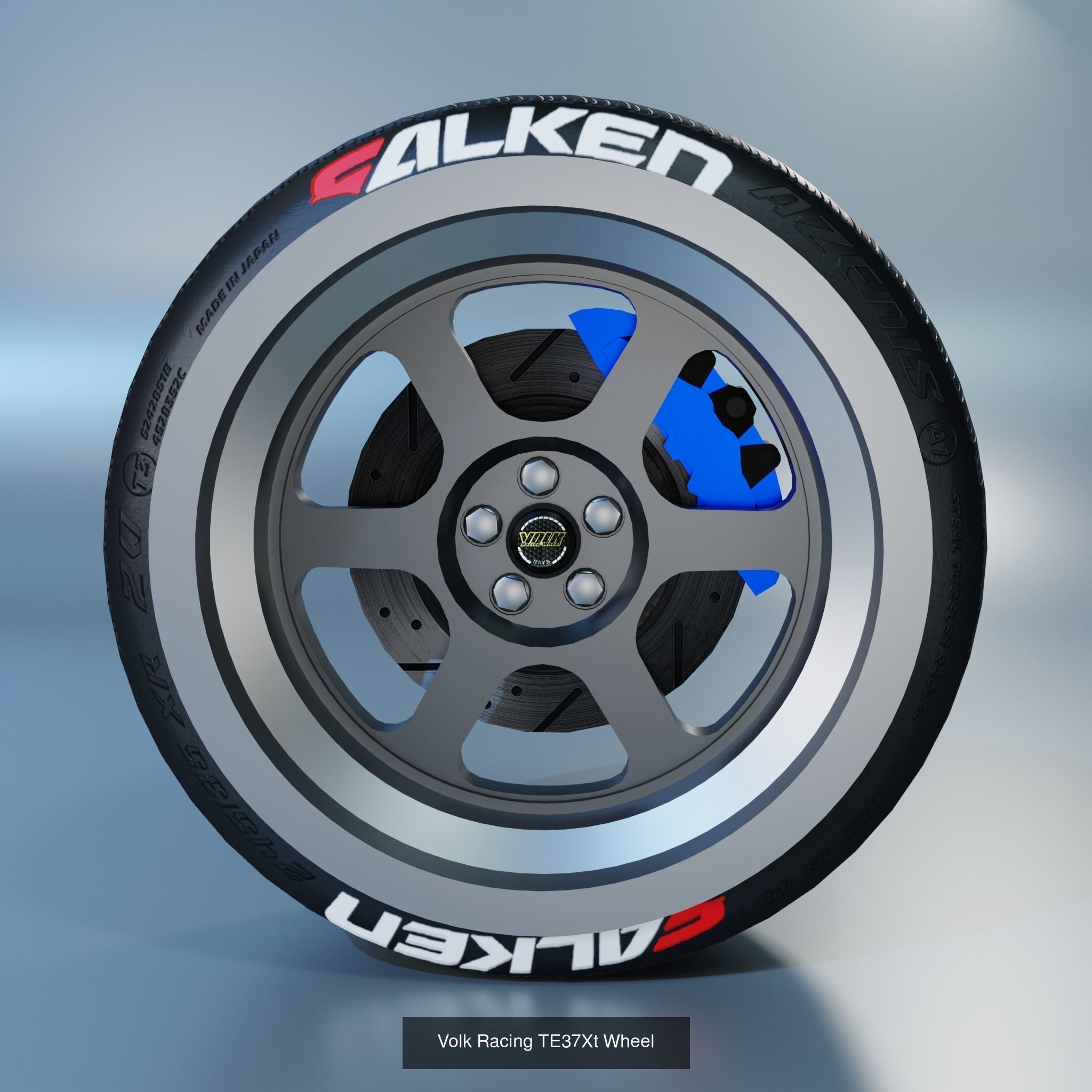 41 Sport Wheel Part - 41 Rims in One Pack 3D Model Collection_47