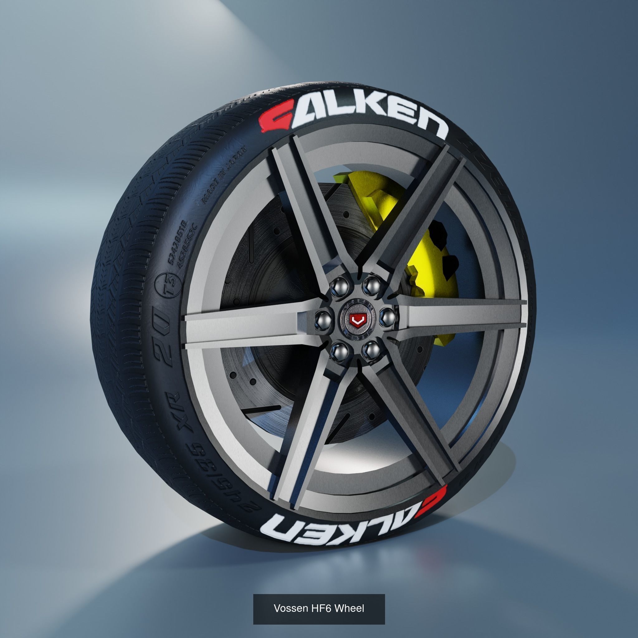 41 Sport Wheel Part - 41 Rims in One Pack 3D Model Collection_48