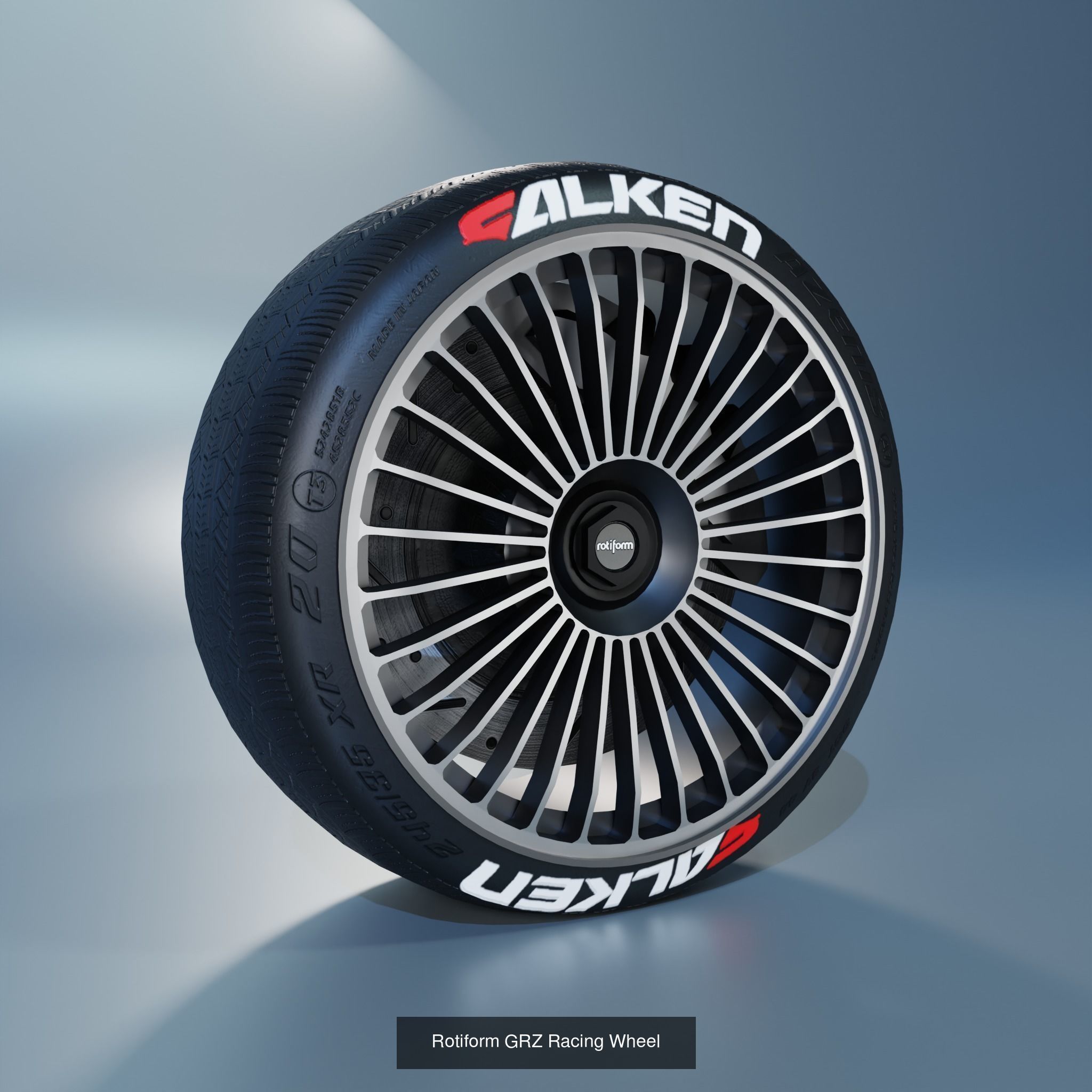 41 Sport Wheel Part - 41 Rims in One Pack 3D Model Collection_40