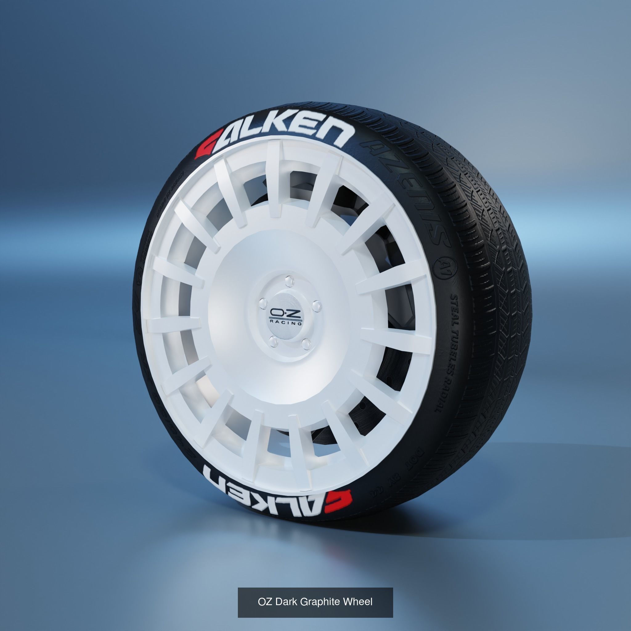 41 Sport Wheel Part - 41 Rims in One Pack 3D Model Collection_35