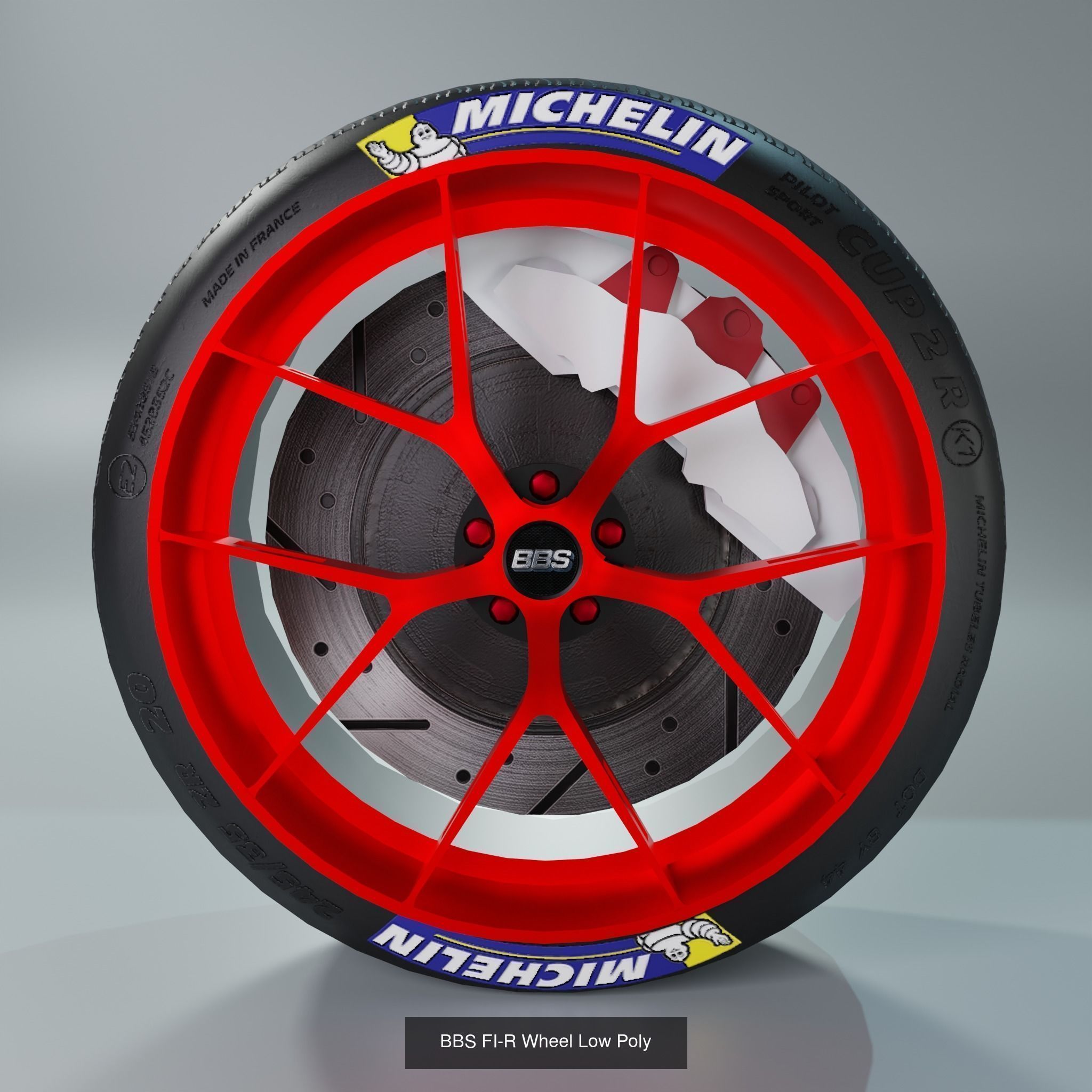 41 Sport Wheel Part - 41 Rims in One Pack 3D Model Collection_23