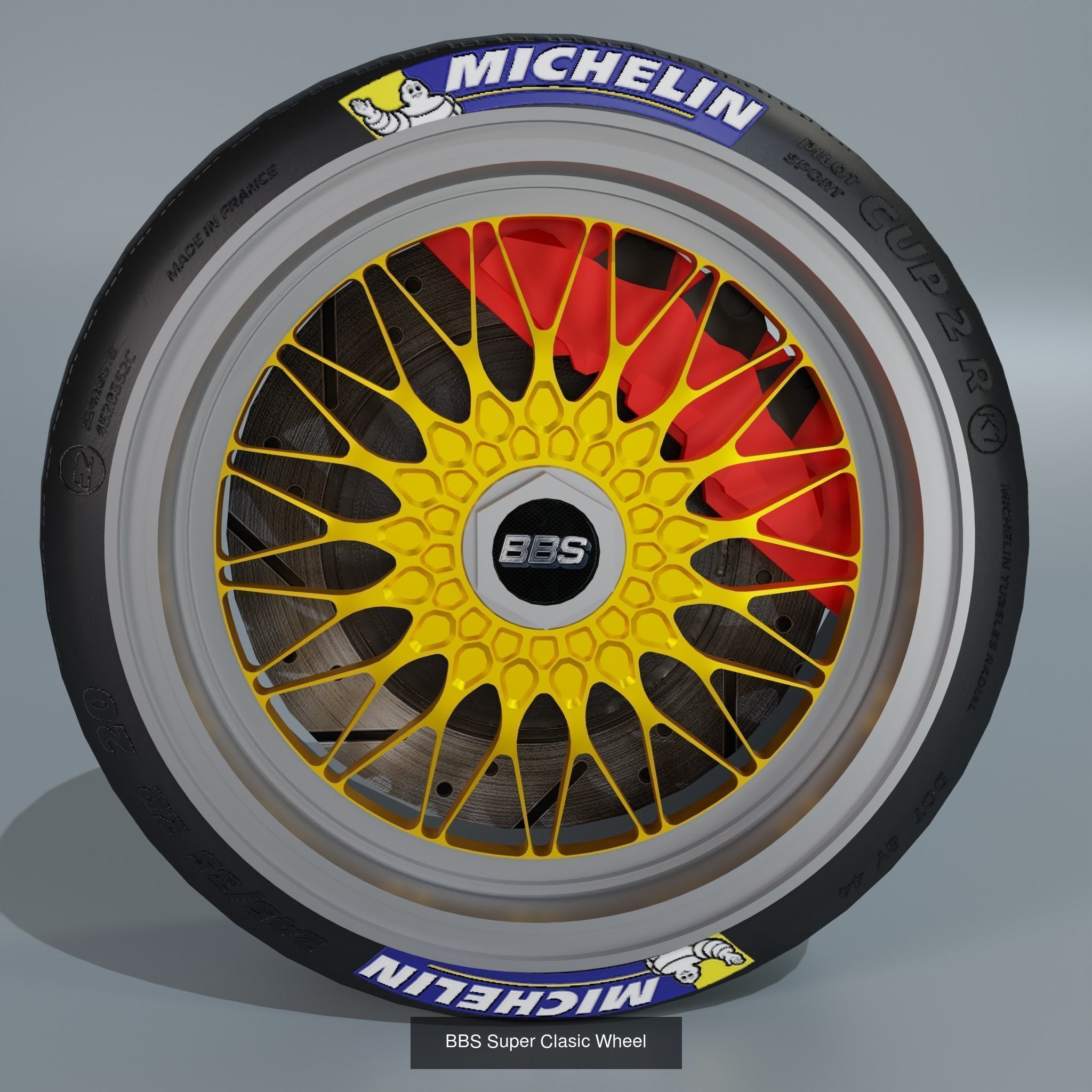 41 Sport Wheel Part - 41 Rims in One Pack 3D Model Collection_24