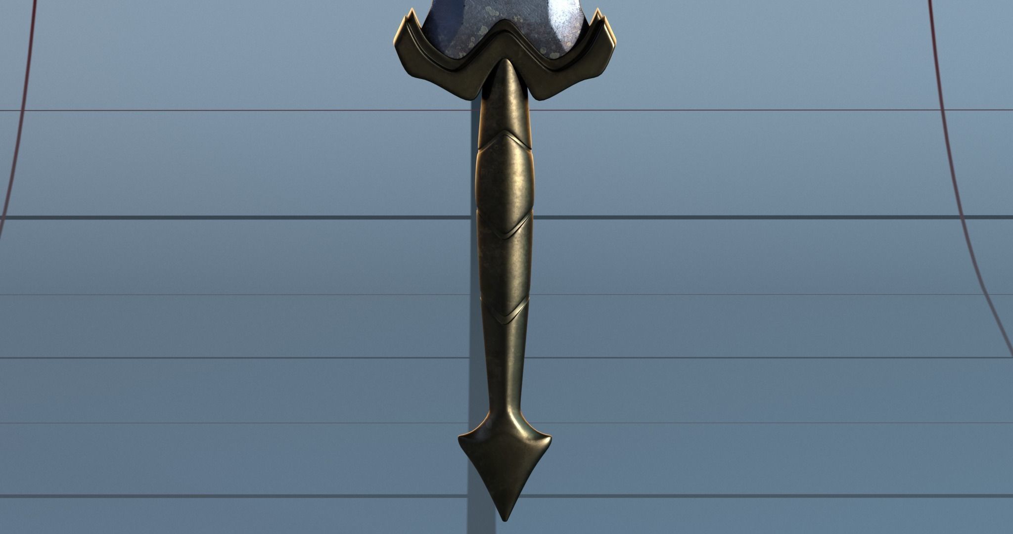Sword 5 PBR 3D model_2