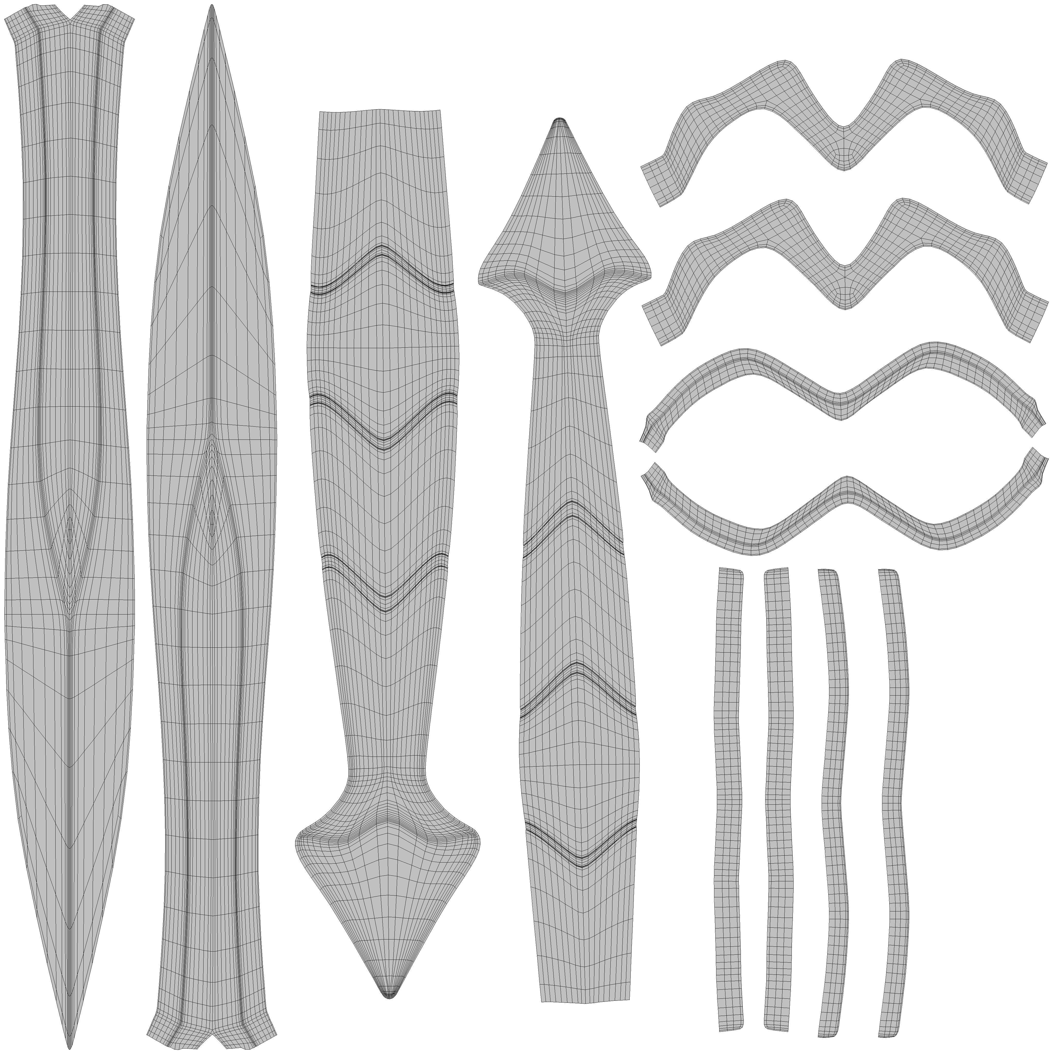 Sword 5 PBR 3D model_10