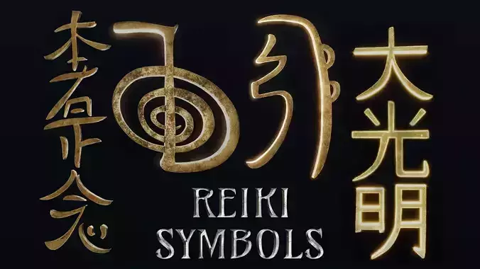 Reiki Symbols 3D Model Collection