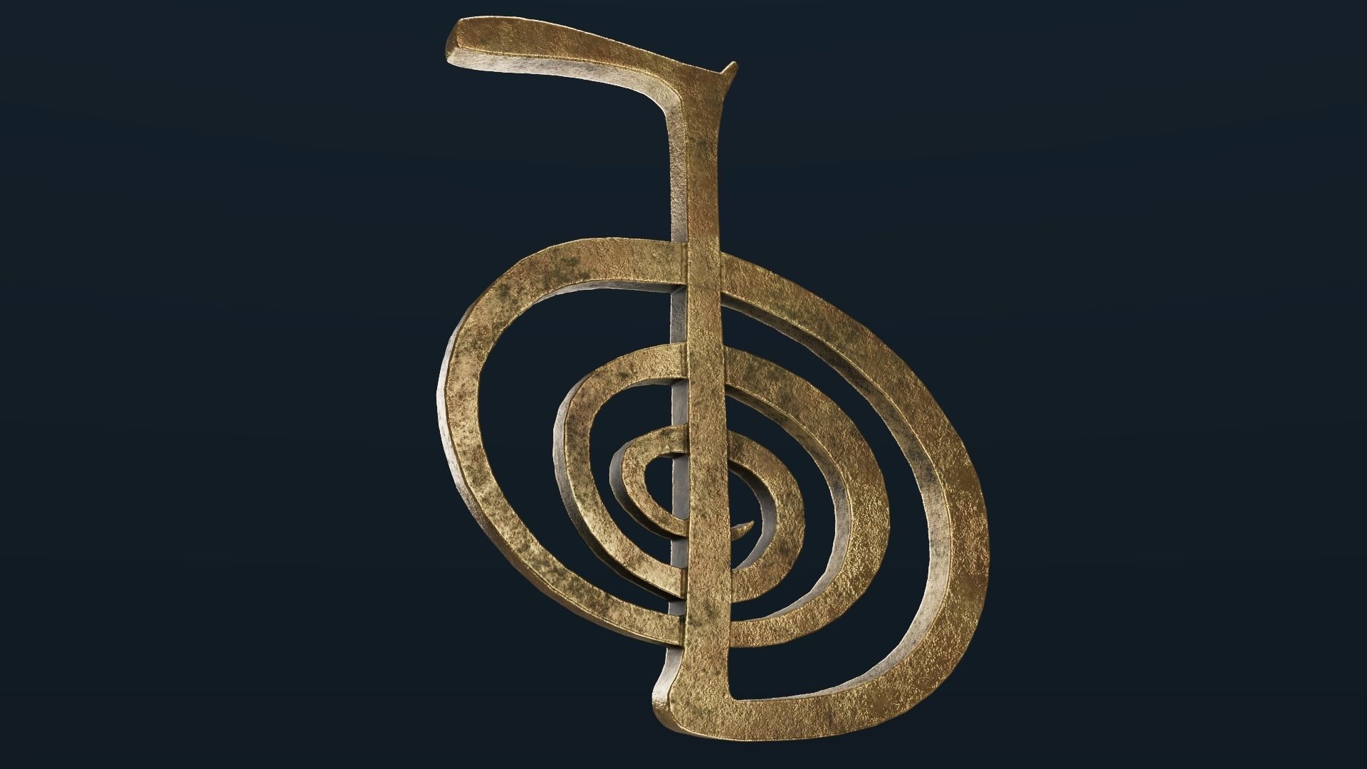 Reiki Symbols 3D Model Collection_10