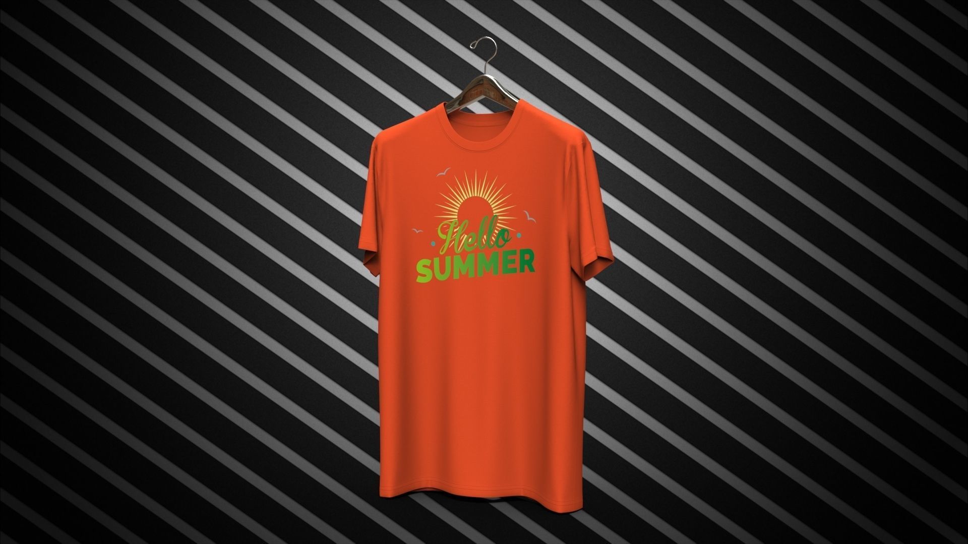 Hanging Tee Design 3D model_7