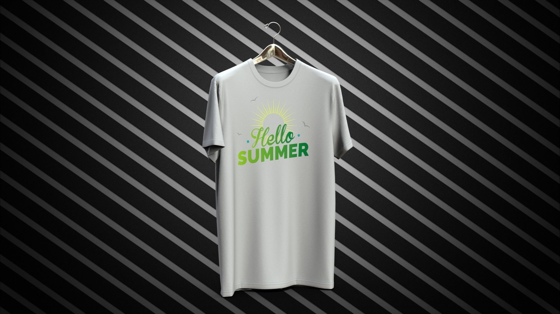 Hanging Tee Design 3D model_8