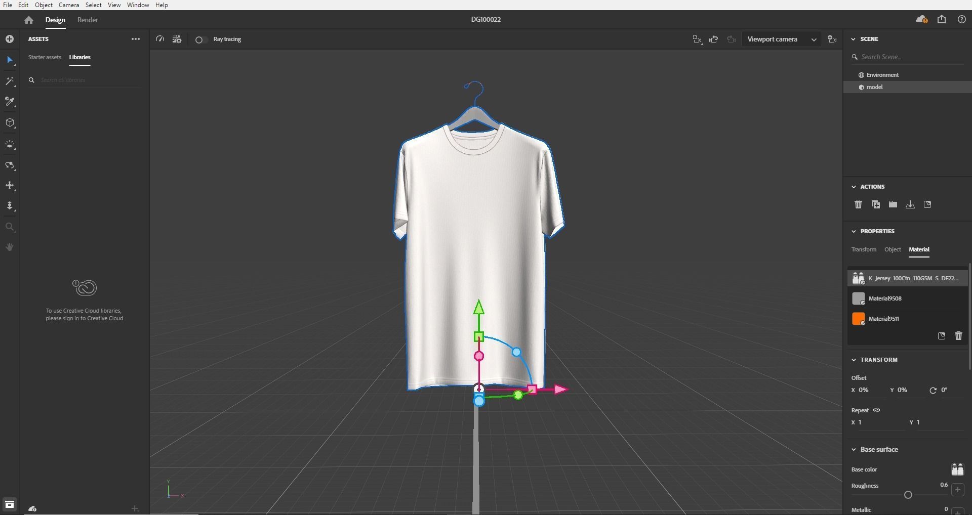 Hanging Tee Design 3D model_19
