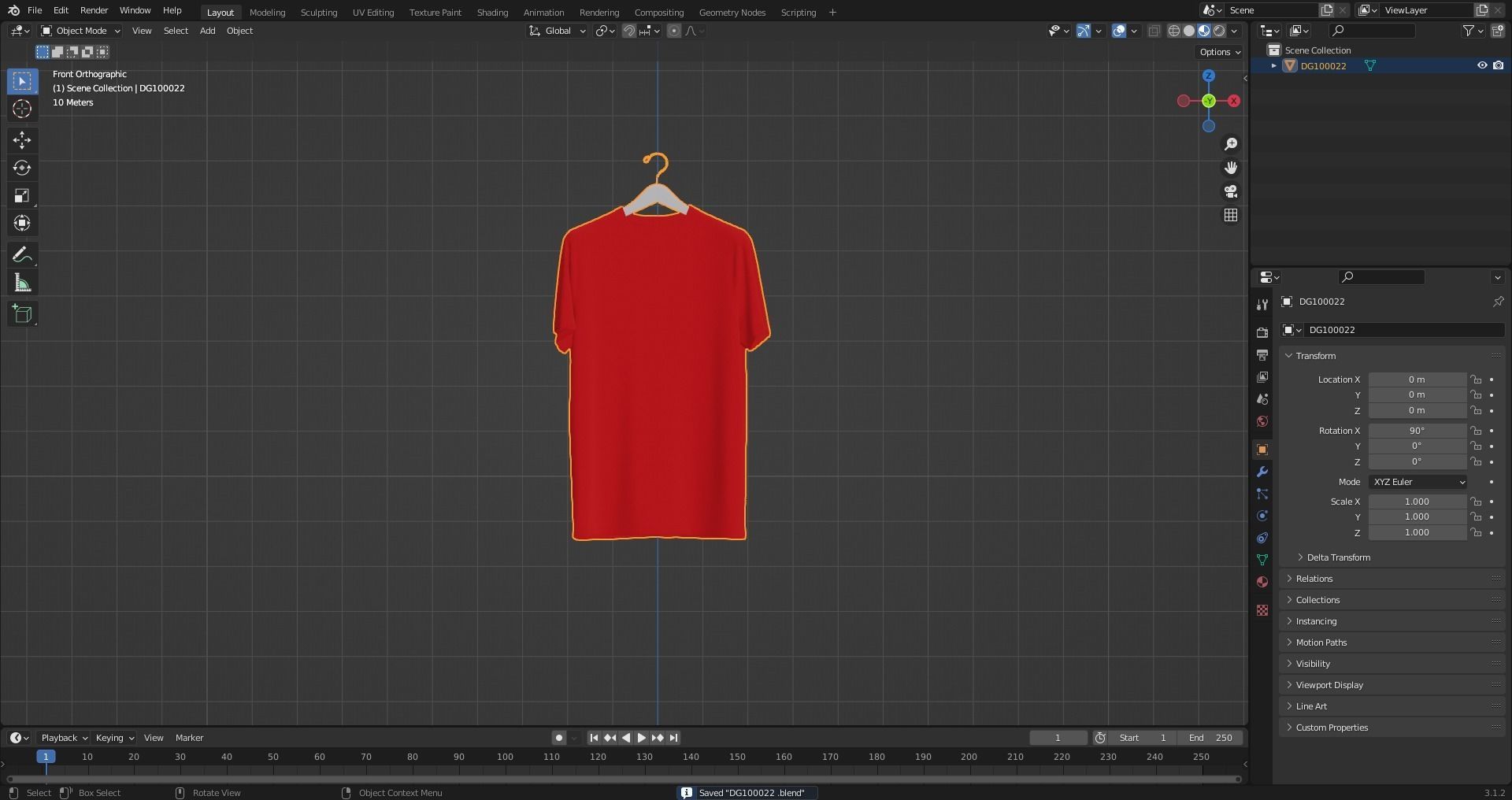 Hanging Tee Design 3D model_18