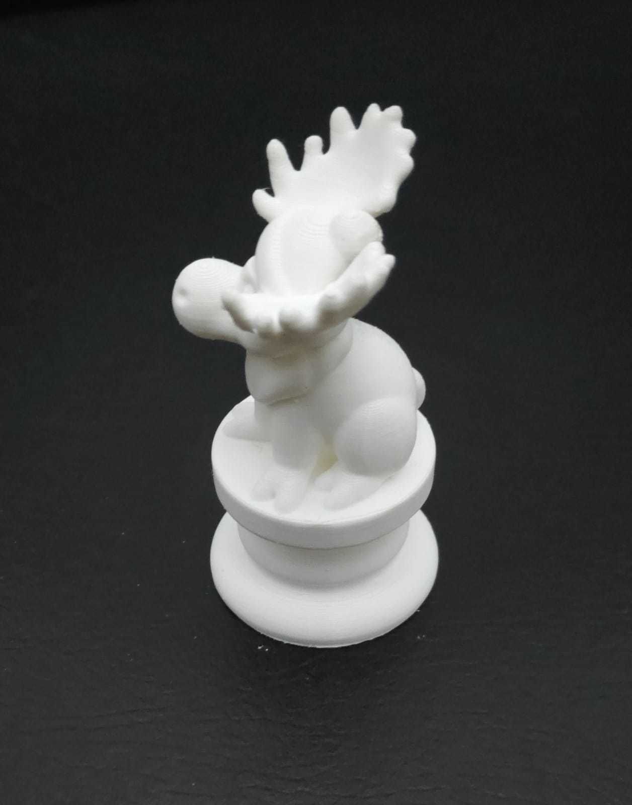Christmas Chess - Reindeer 3D print model_5