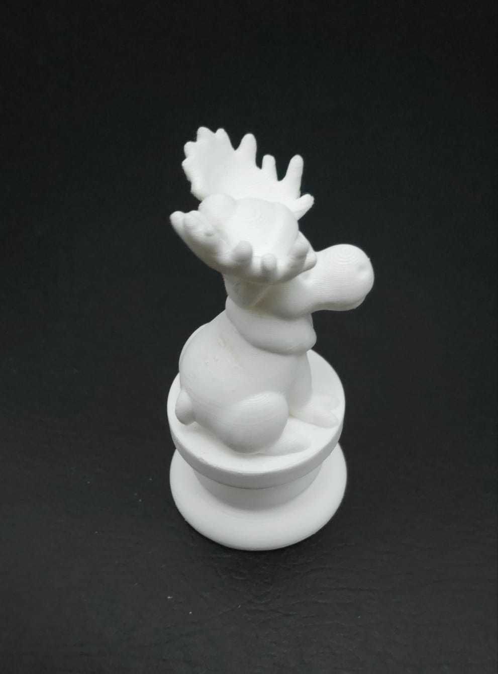 Christmas Chess - Reindeer 3D print model_8