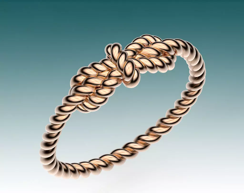 Ring Sailing Knot 3D print model_0