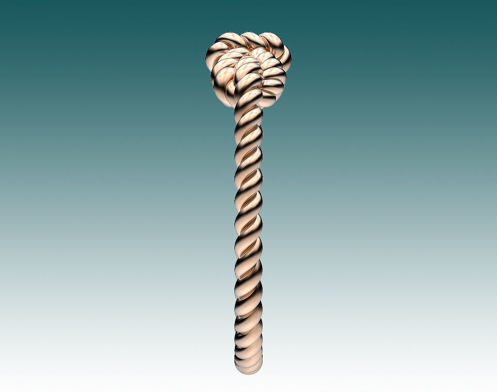Ring Sailing Knot 3D print model_5