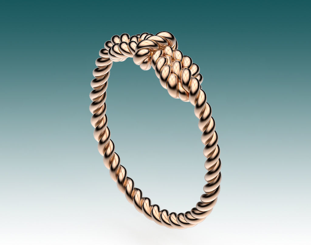 Ring Sailing Knot 3D print model_1