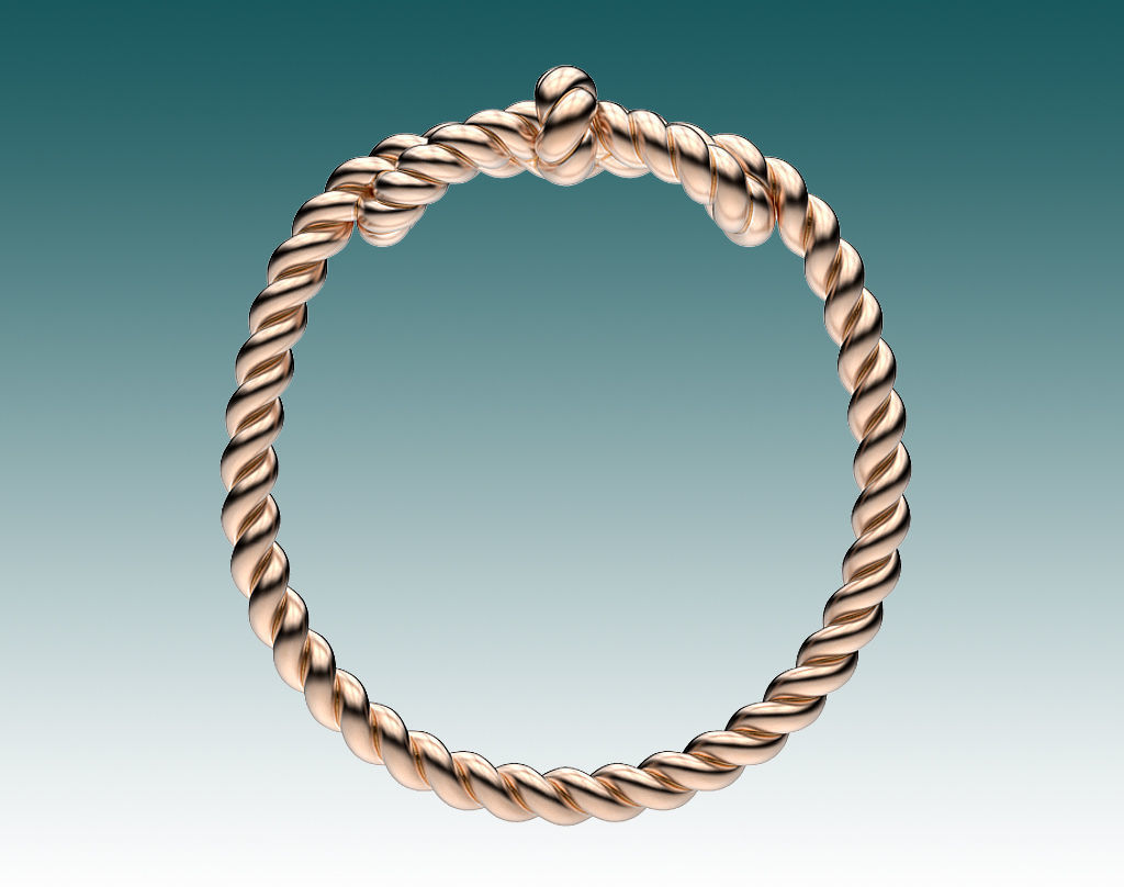 Ring Sailing Knot 3D print model_6